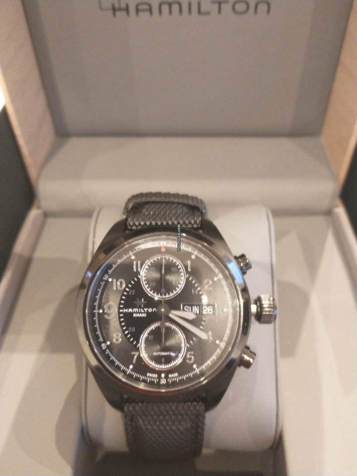 Hamilton Khaki Field Day Date Mens watch Unisex Automatic Steel H71626735 7