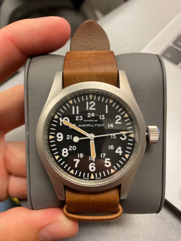Hamilton Khaki Field Mens watch Unisex Manual winding Steel H69429931 7