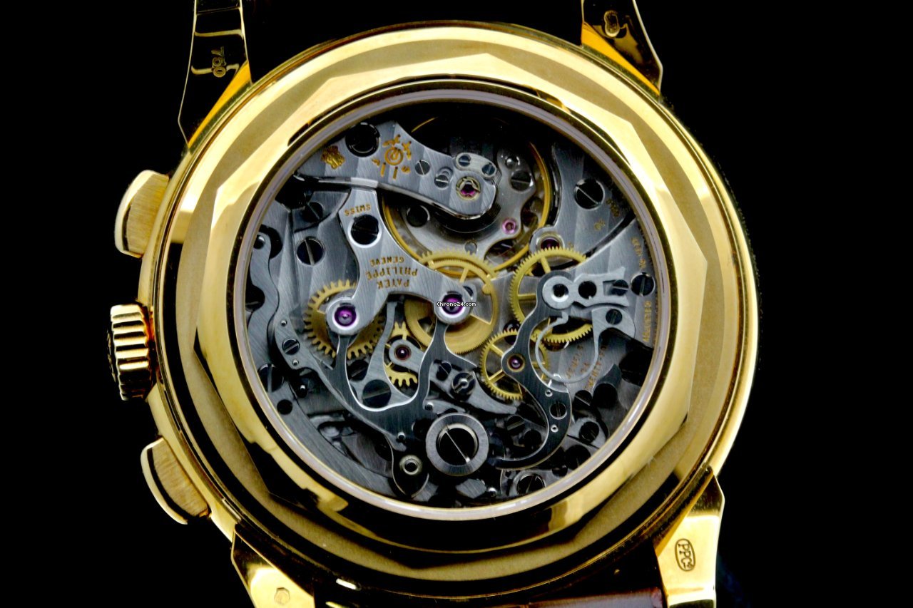 Patek Philippe Perpetual Calendar Chronograph Manual winding Yellow gold 5970J-001 7