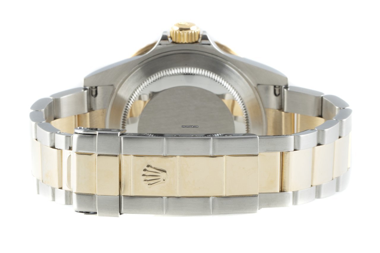 Rolex Submariner Date Mens watch Unisex Gold Steel Automatic 16613T 7