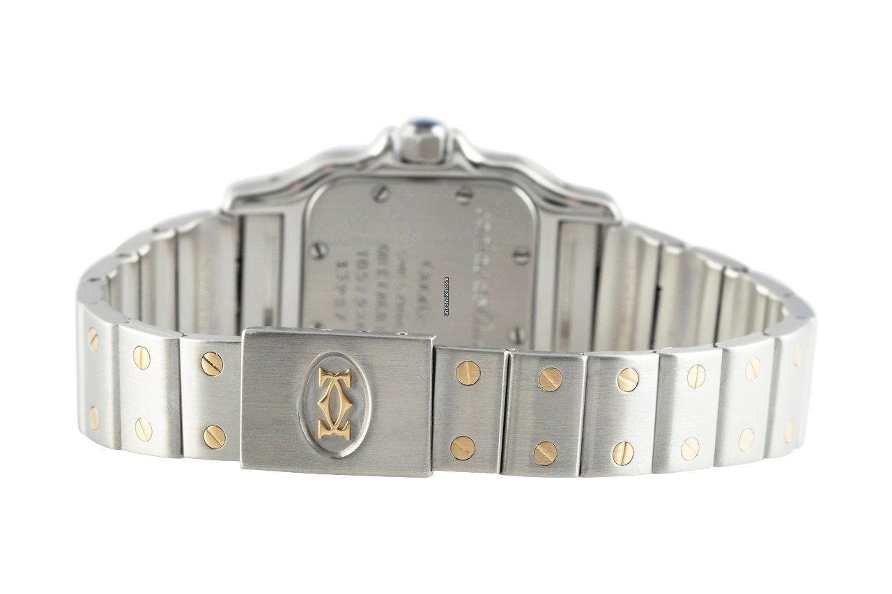 Cartier Santos Galbee Womens watch Quartz Gold Steel 1057930 7