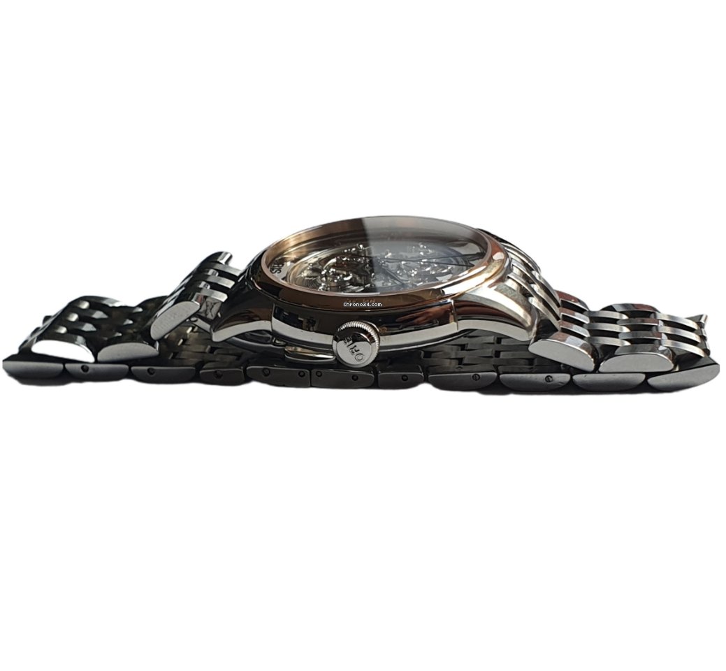 Oris Artelier Translucent Skeleton Mens watch Unisex Automatic Steel 01 734 7684 6351-07 8 21 77 7
