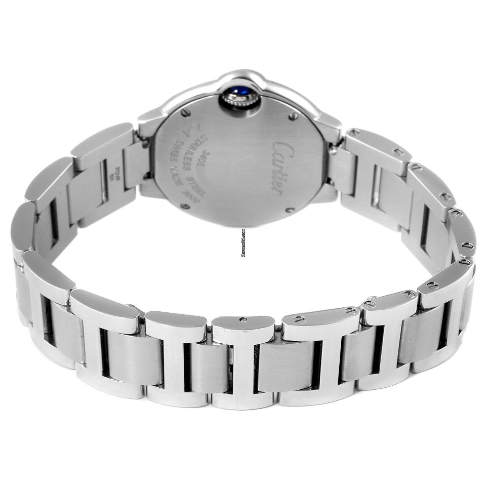 Cartier Ballon Bleu 28mm Womens watch Quartz Steel W69010Z4 7