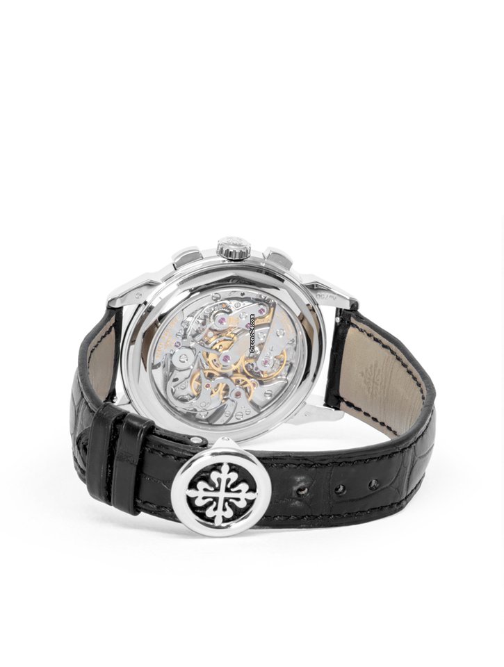 Patek Philippe Perpetual Calendar Chronograph Mens watch Unisex Manual winding White gold 5270G-013 7
