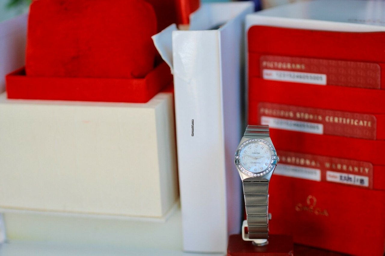 Omega Constellation Quartz Womens watch Quartz Steel 123.15.24.60.55.005 7