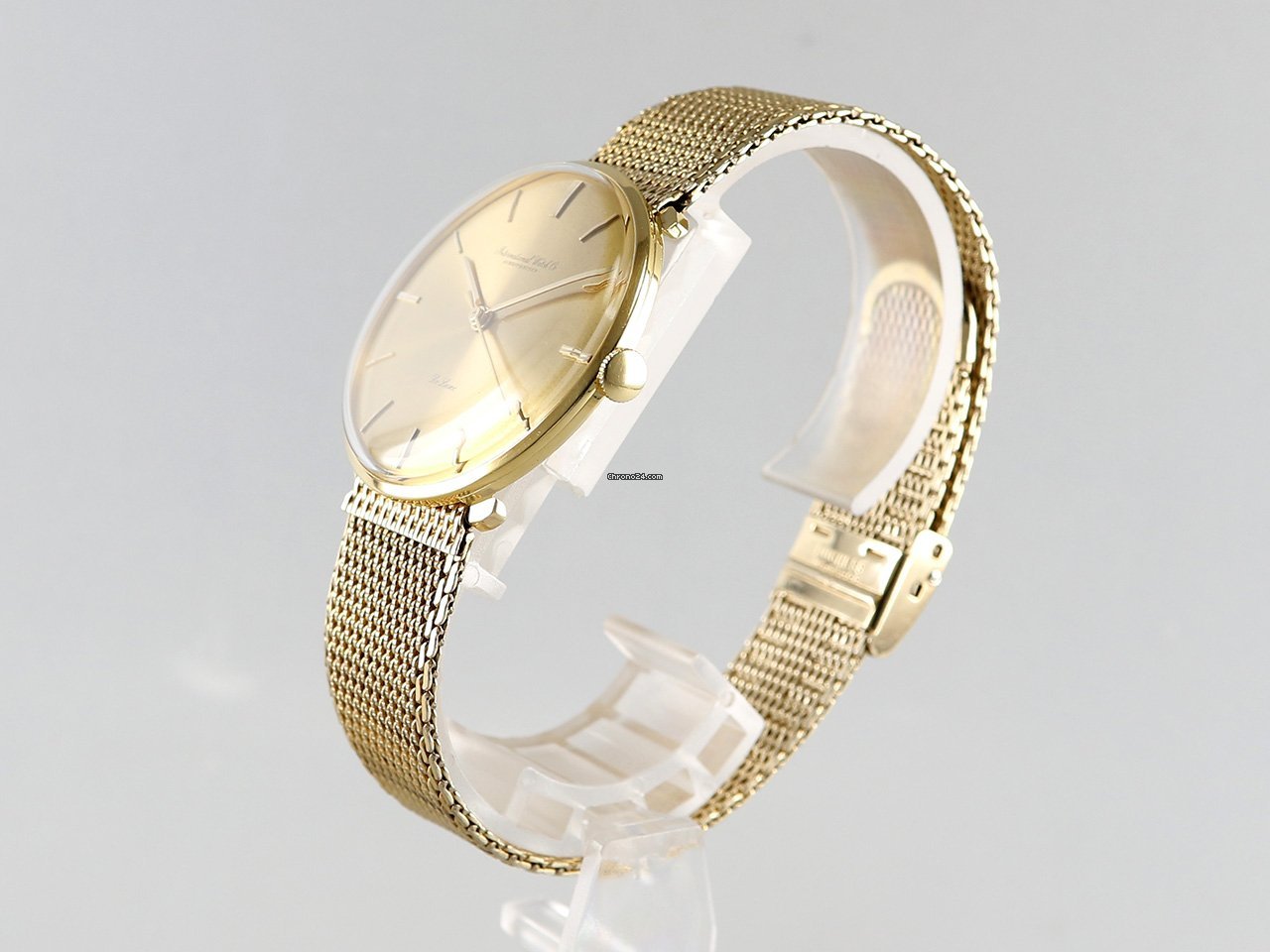 IWC Mens watch Unisex Manual winding Yellow gold 1210 7