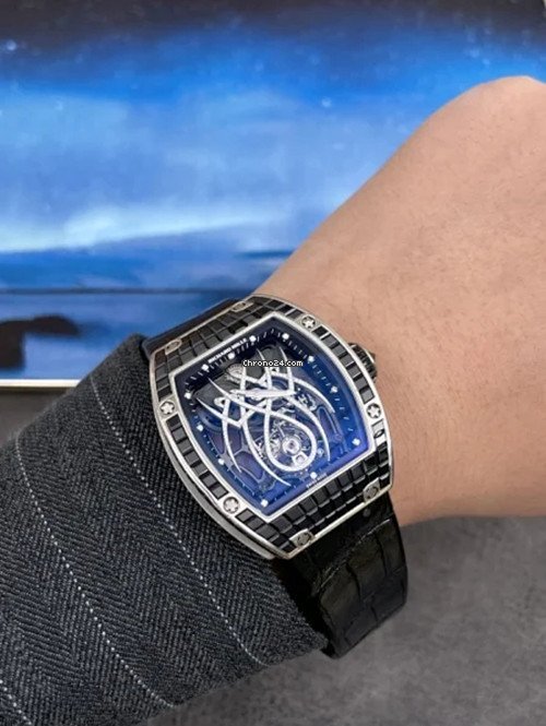 Richard Mille Mens watch Unisex Manual winding White gold RM19 7