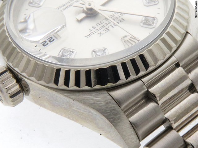 Rolex Lady-Datejust Womens watch White gold Automatic 69179G 7