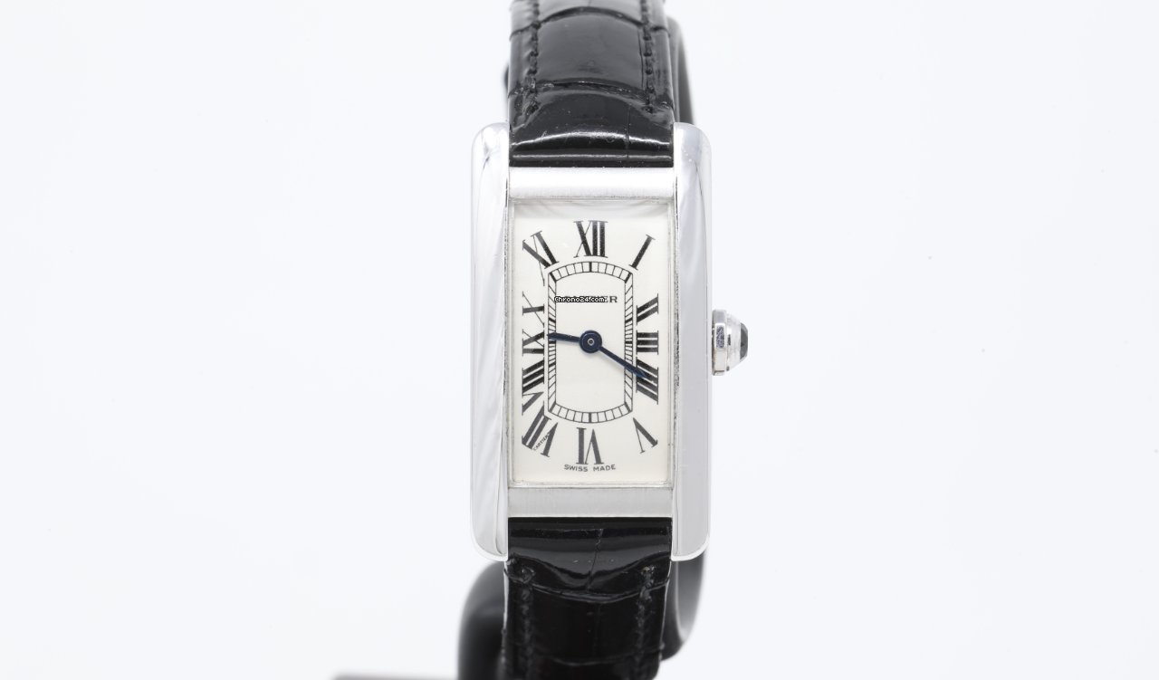Cartier Tank Americaine Womens watch Quartz White gold 2489 7