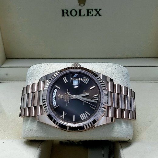 Rolex Day-Date 40 Mens watch Unisex Rose gold Automatic 228235-0006 7