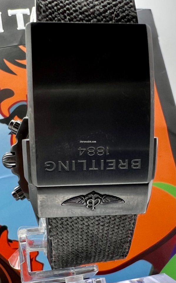 Breitling Chronomat 44 Blacksteel Mens watch Unisex Automatic Steel MB0111C3 BE35 7