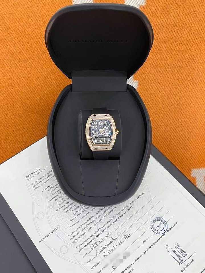Richard Mille RM 67 Mens watch Unisex Automatic Rose gold Richard Mille Extra Flat RM67-01 RG 7