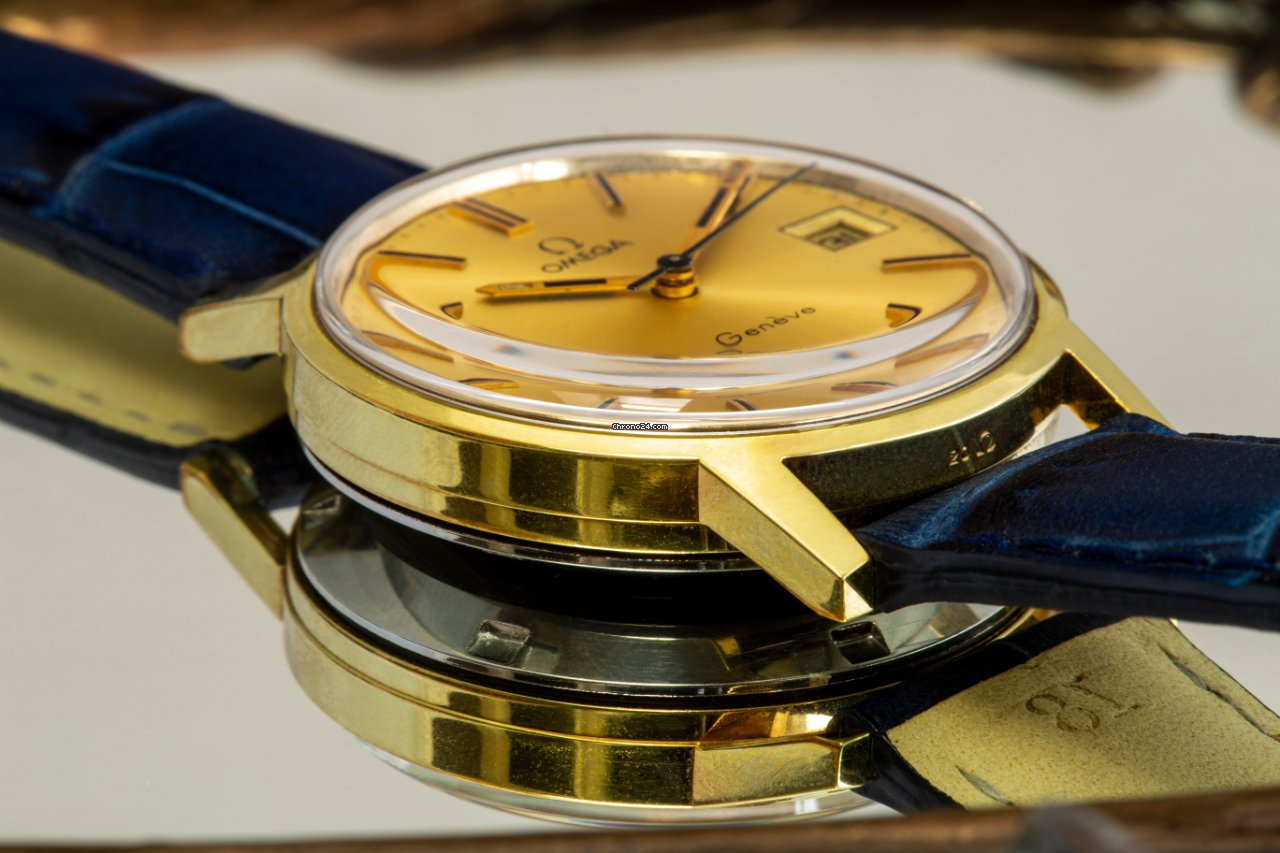 Omega Geneve Mens watch Unisex Manual winding Gold Steel 166.0117 7