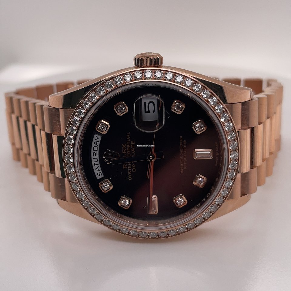 Rolex Day-Date 36 Mens watch Unisex Rose gold Automatic 128349RBR 7