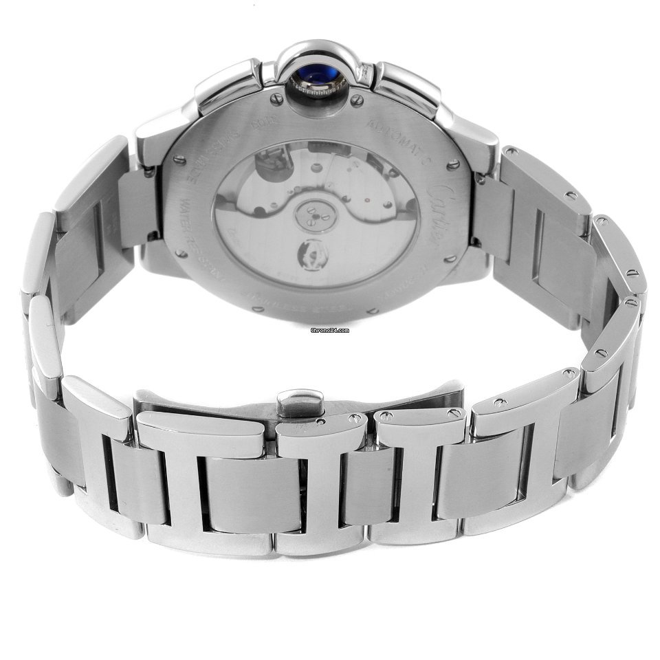 Cartier Ballon Bleu 44mm Mens watch Unisex Automatic Steel W6920077 7