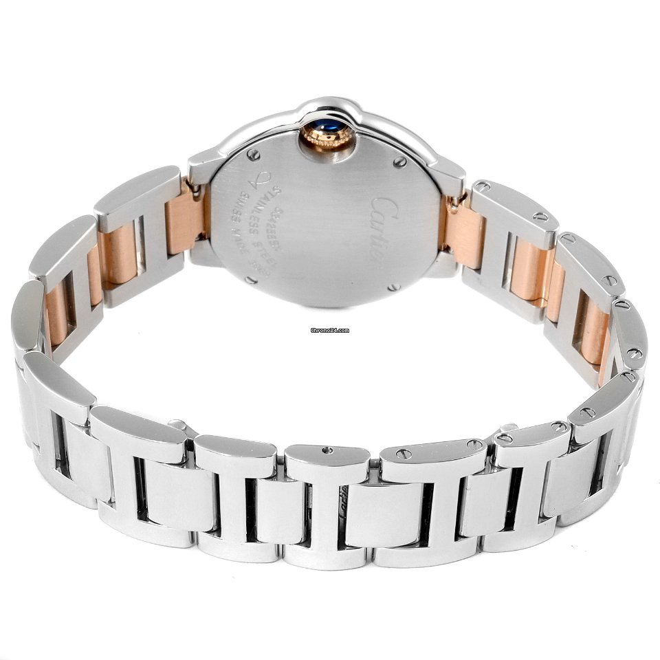 Cartier Ballon Bleu 28mm Womens watch Quartz Steel W6920034 7