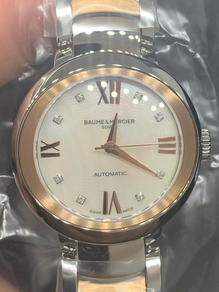 Baume & Mercier Promesse Womens watch Automatic Gold Steel M0A10239 7