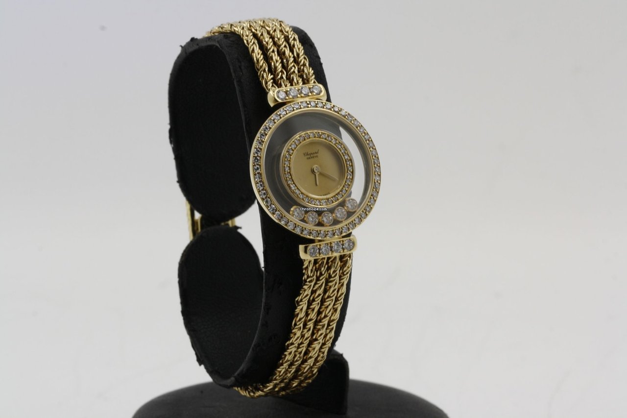 Chopard Happy Diamonds Womens watch Quartz Yellow gold 4097 7