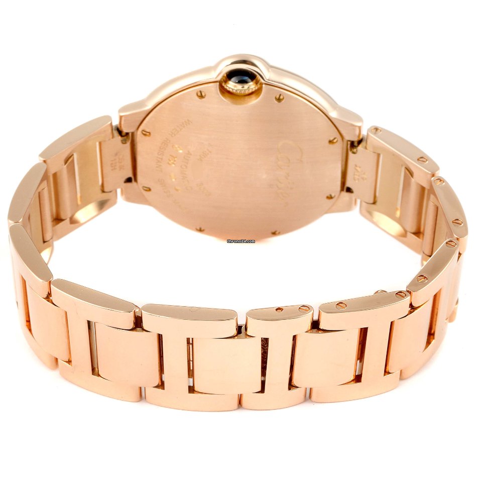 Cartier Ballon Bleu 36mm Womens watch Automatic Rose gold W69004Z2 7