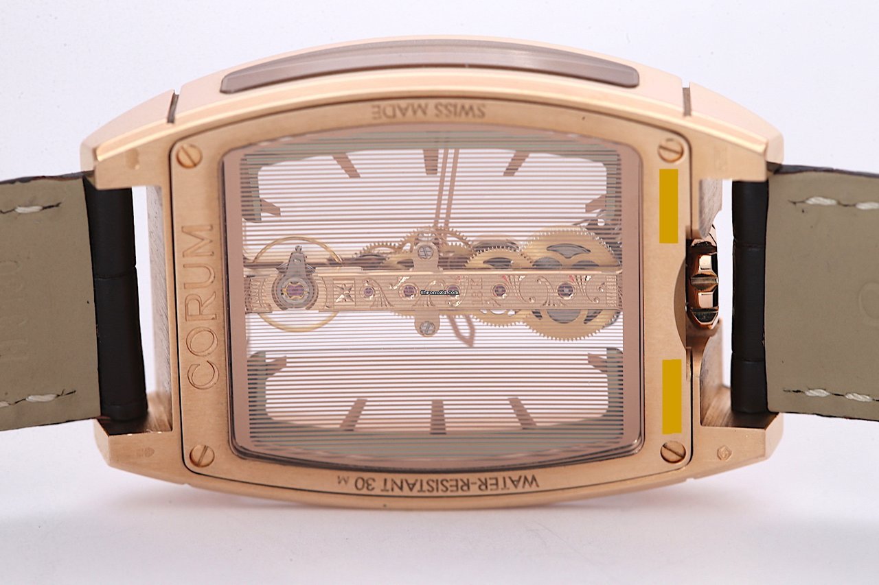Corum Golden Bridge Mens watch Unisex Rose gold 113.160.55 0002 0000 7