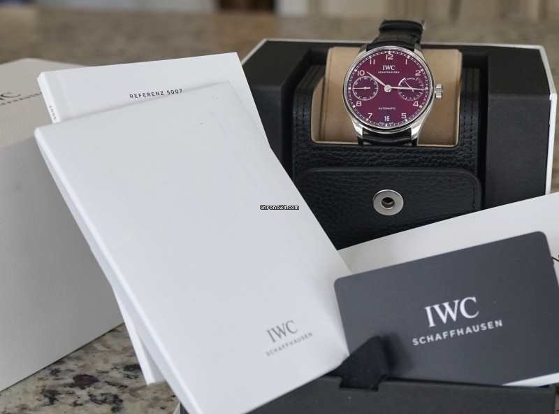 IWC Portuguese Automatic Mens watch Unisex Automatic Steel IW500714 7
