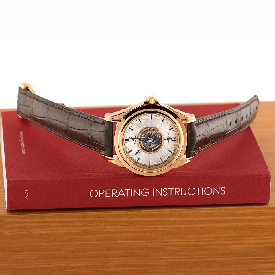 Omega De Ville Central Tourbillon Mens watch Unisex Automatic Rose gold 5933.30.32 7