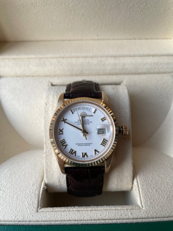 Rolex Day-Date 36 Mens watch Unisex Yellow gold Automatic 18078 7