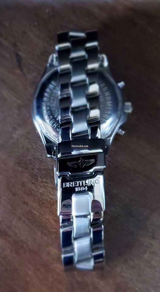 Breitling Colt Chronograph Mens watch Unisex Quartz Steel A73350 7