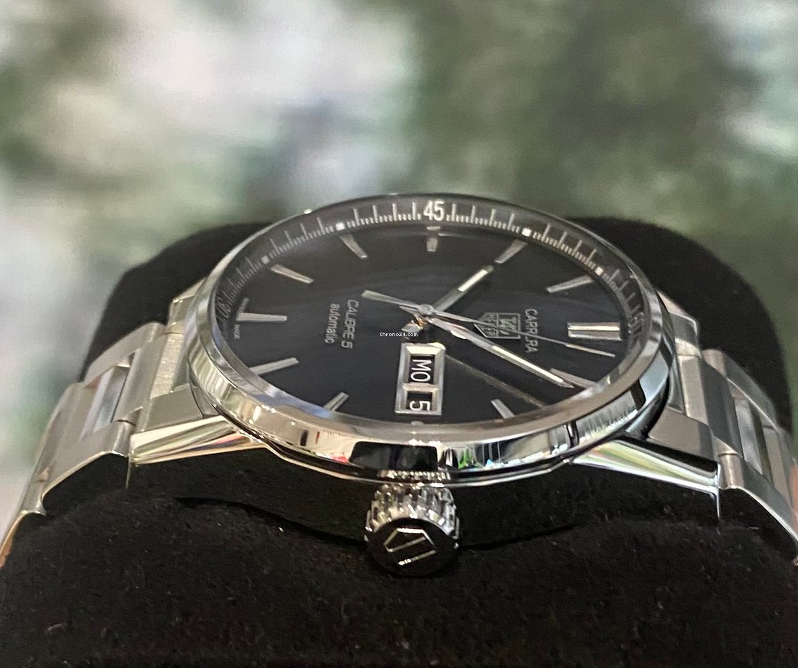 TAG Heuer Carrera Calibre 5 Mens watch Unisex Automatic Steel WAR201A.BA0723 7