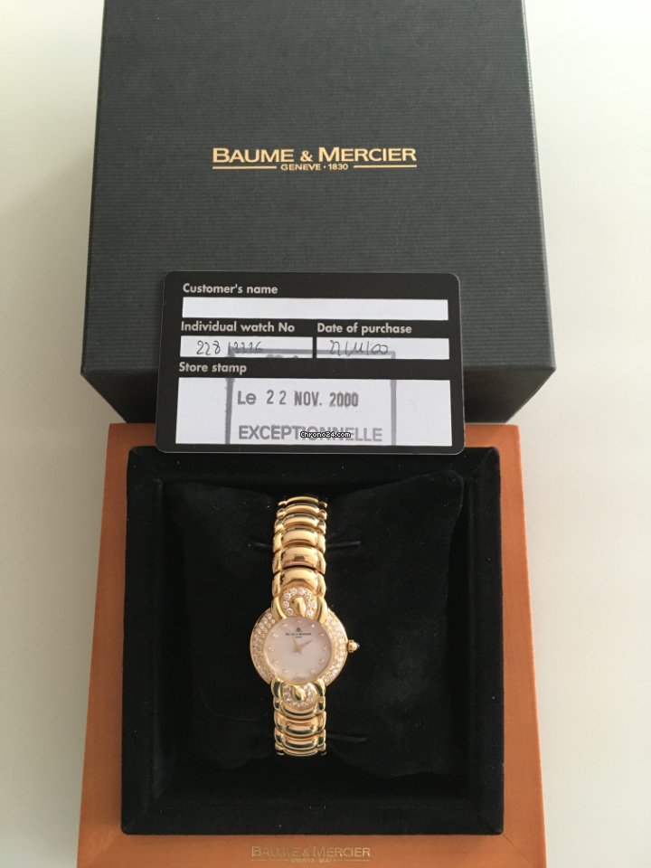 Baume & Mercier Womens watch Quartz Gold Steel MVD035067 7