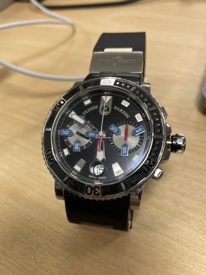 Ulysse Nardin Maxi Marine Diver Mens watch Unisex Automatic Steel 8003-102 7