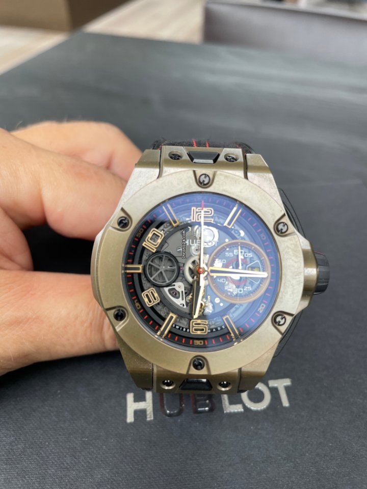 Hublot Big Bang Ferrari Mens watch Unisex Automatic Yellow gold 402.MX.0138.WR 7