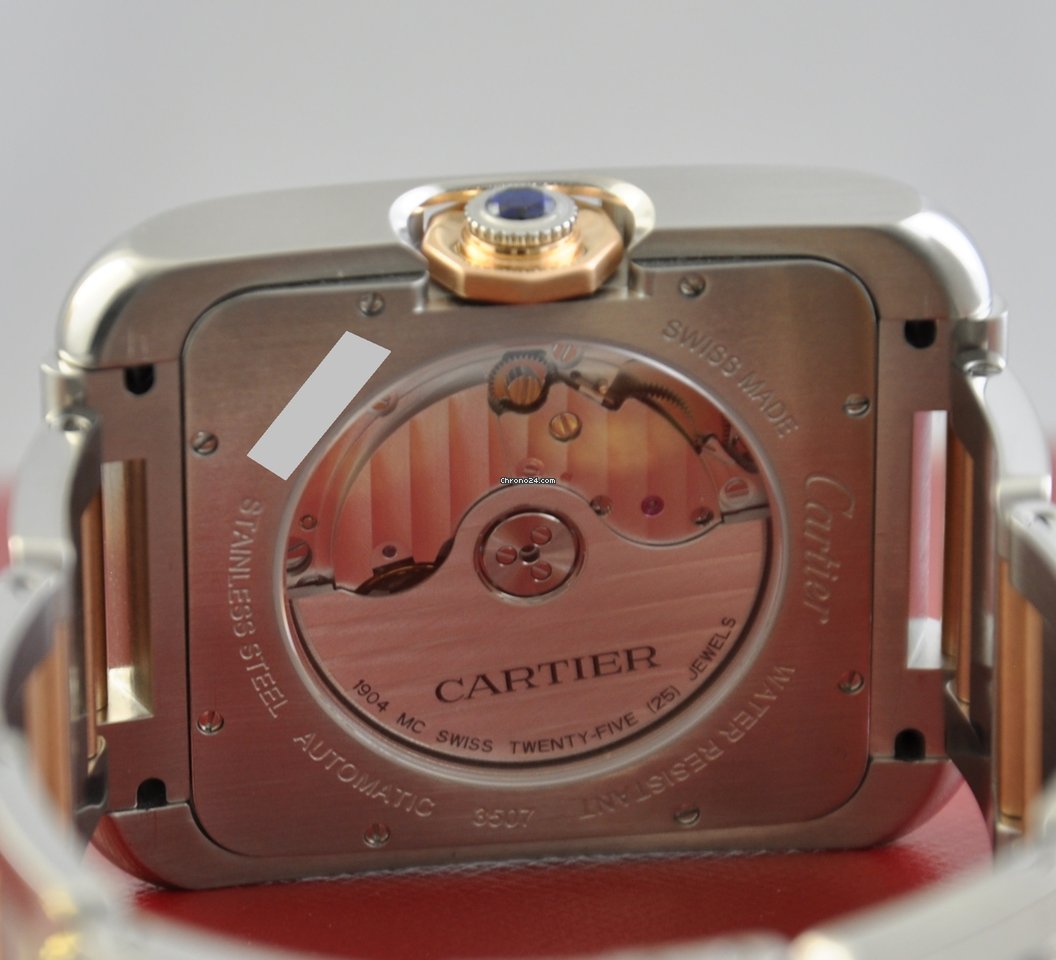 Cartier Tank Anglaise Mens watch Unisex Automatic Gold Steel w5310006 7