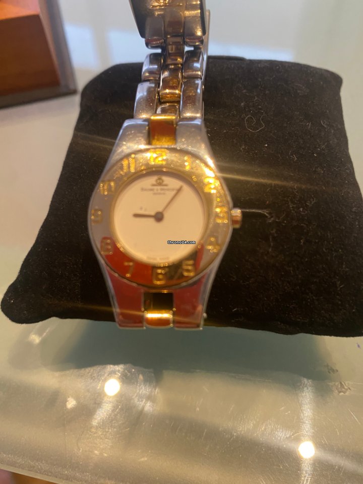 Baume & Mercier Linea Womens watch Quartz Gold Steel MV045203 7