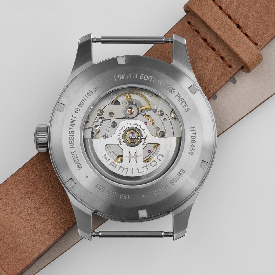 Hamilton Khaki Field Titanium Mens watch Unisex Automatic Titanium H70645533 7