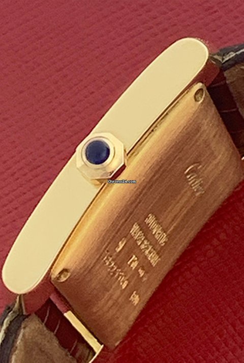 Cartier Tank Francaise Mens watch Unisex Automatic Yellow gold W5000156 7