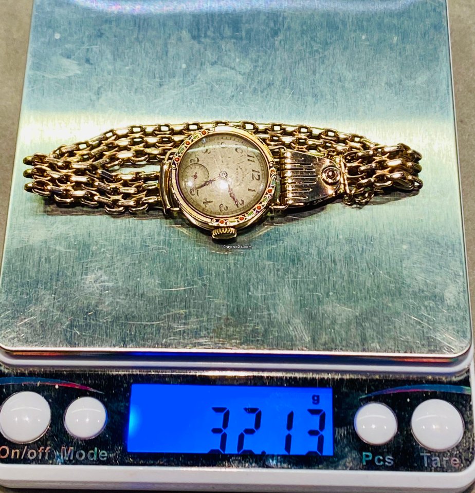 Movado Womens watch Manual winding Yellow gold Movado Chronom??tre 7