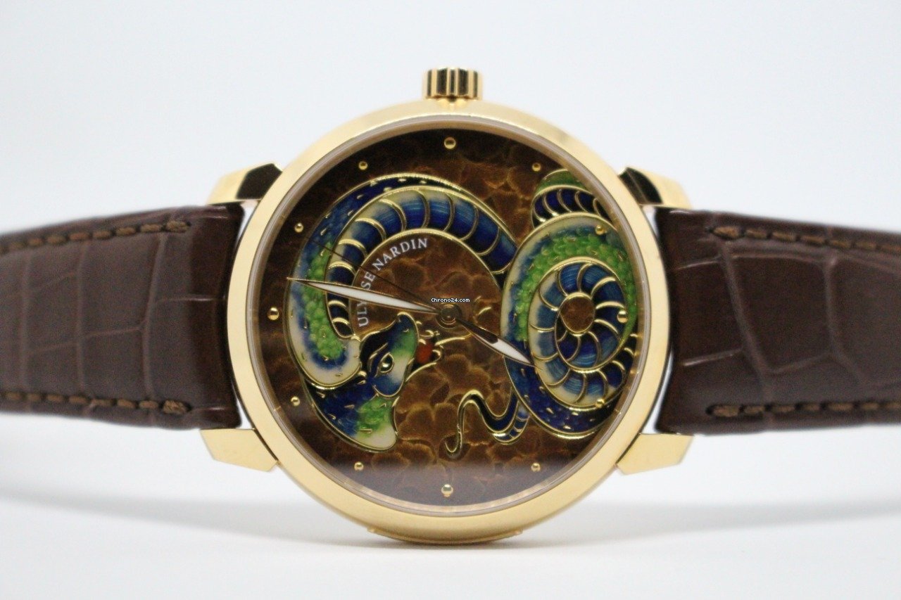Ulysse Nardin Classico Mens watch Unisex Automatic Rose gold 8156 111 2 SNAKE 7