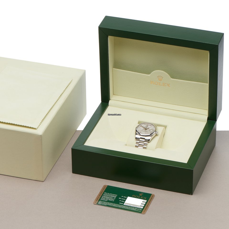 Rolex Day-Date 36 Mens watch Unisex Platinum Automatic 118206 7