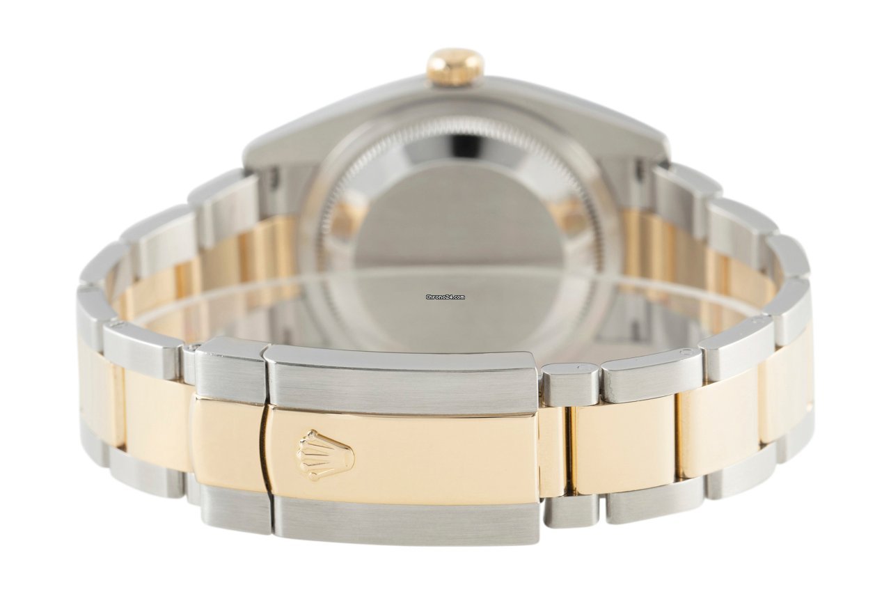 Rolex Datejust 36 Mens watch Unisex Gold Steel Automatic 116203 7