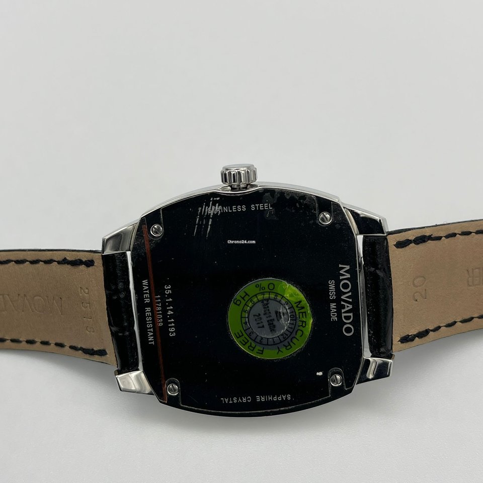 Movado Mens watch Unisex Quartz Steel 35.1.14.1193 7