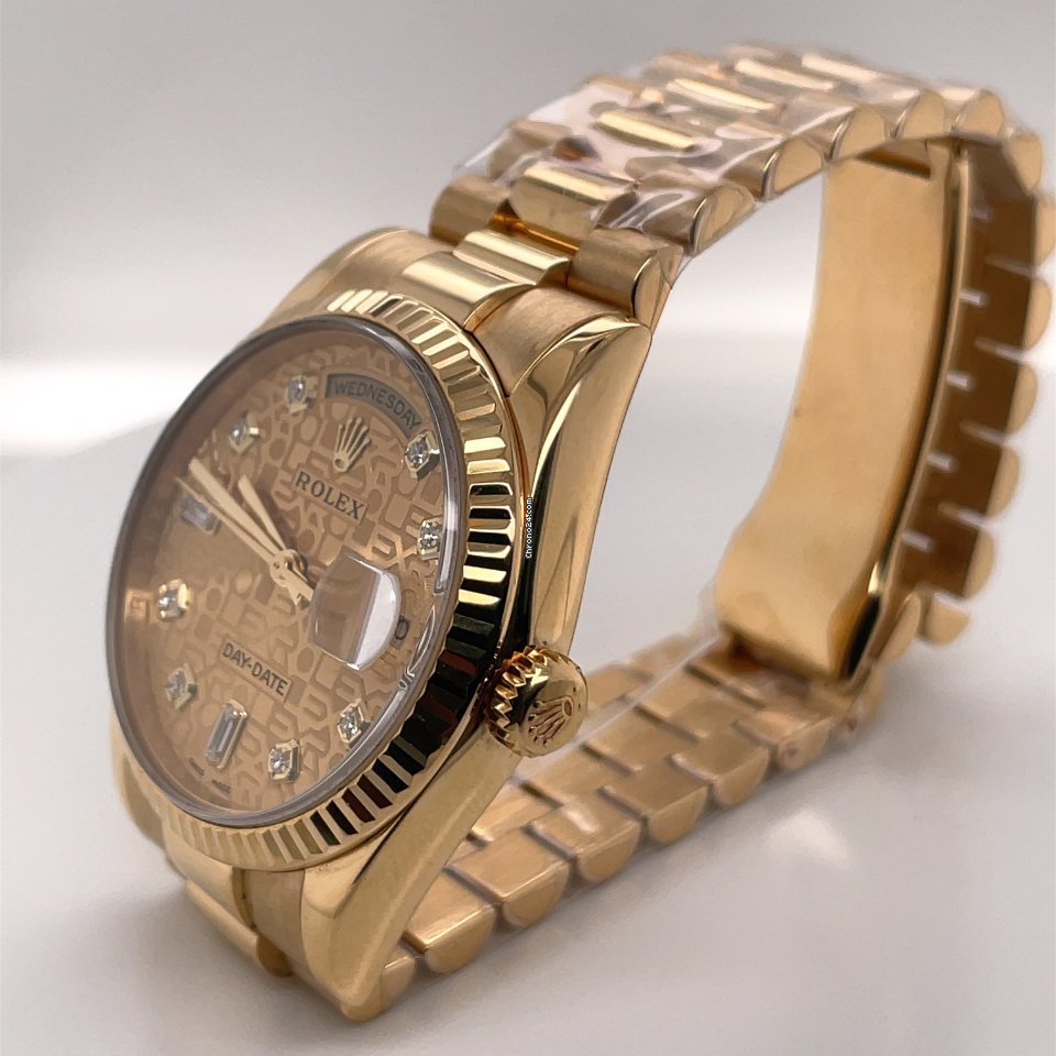 Rolex Day-Date 36 Mens watch Unisex Yellow gold Automatic 118338 7