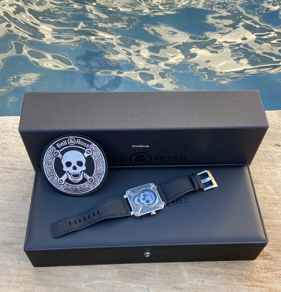 Bell & Ross BR 01-92 Mens watch Unisex Automatic Steel BR0192-SKULL-BURN 7