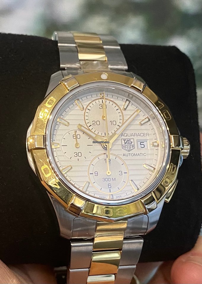 TAG Heuer Aquaracer Mens watch Unisex Automatic Gold Steel CAP2120.BB0834 7