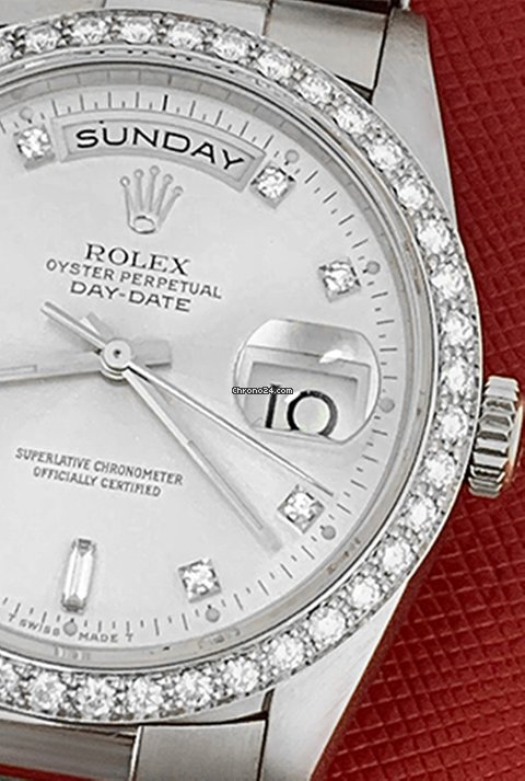 Rolex Day-Date 36 Mens watch Unisex White gold Automatic 18249 7