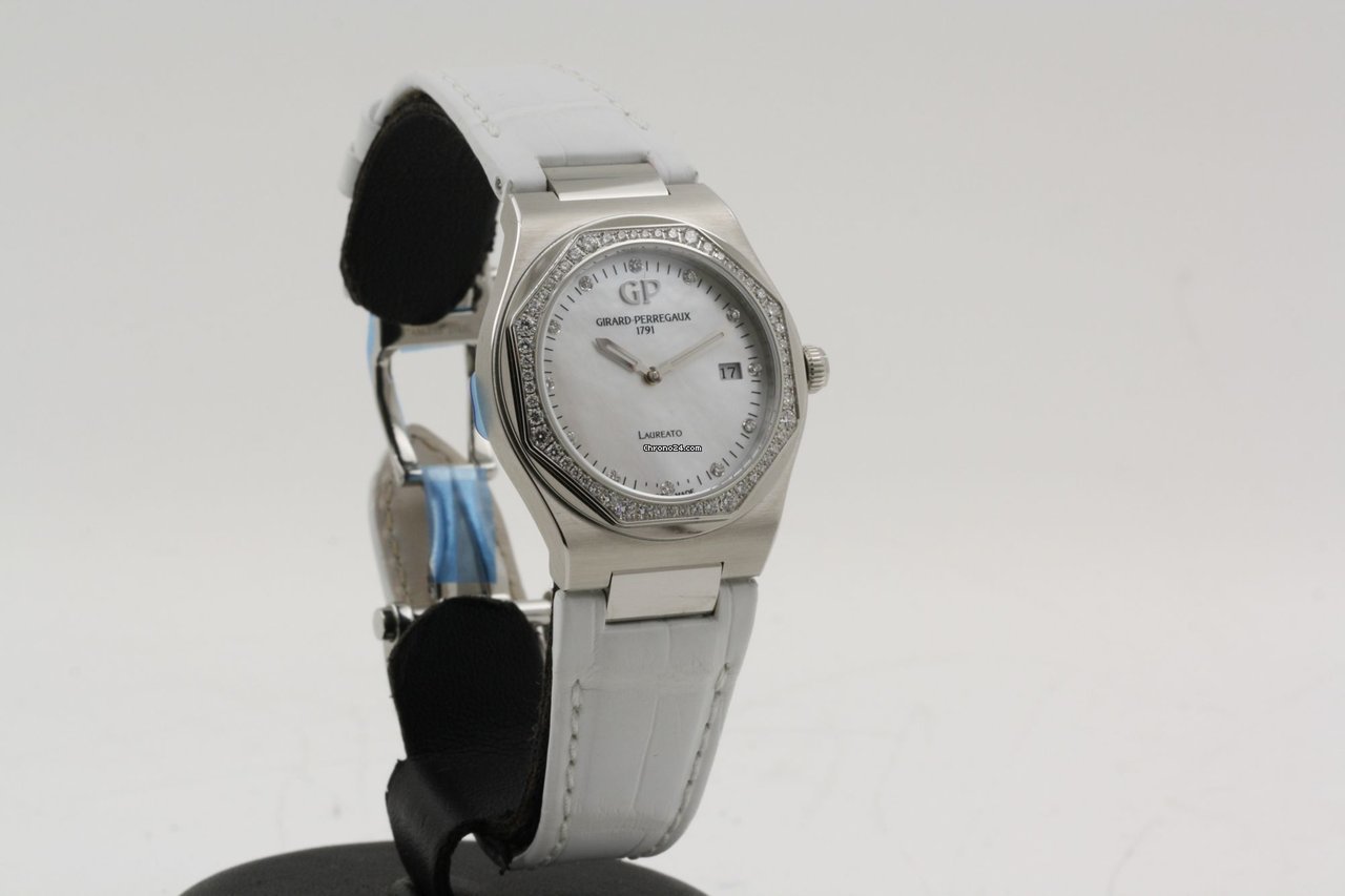 Girard Perregaux Laureato Womens watch Quartz Steel 80189 7