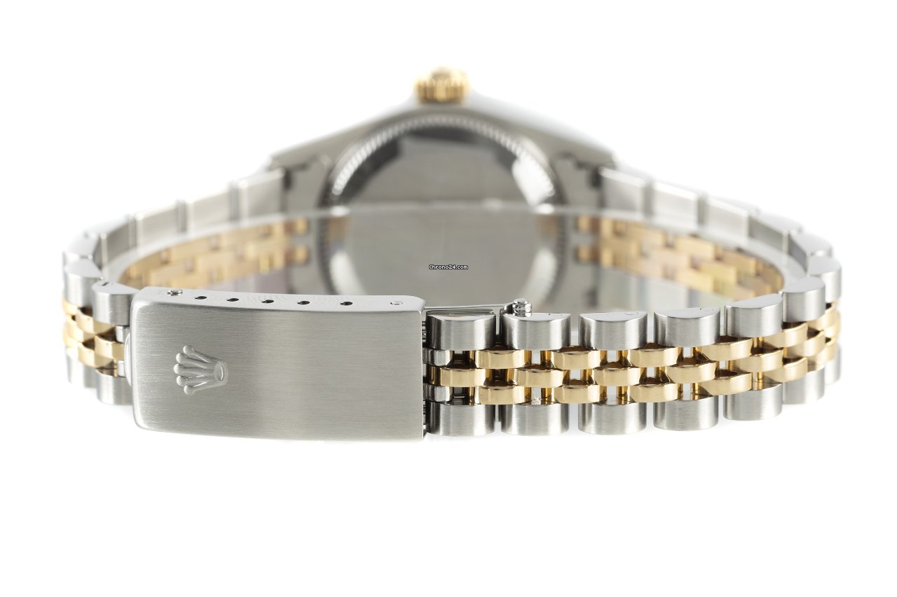 Rolex Oyster Perpetual Womens watch Gold Steel Automatic 67193 7