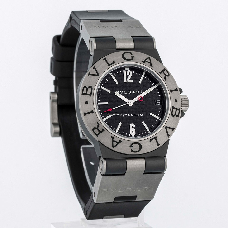 Bulgari Diagono Quartz Titanium TI 32 TA 7