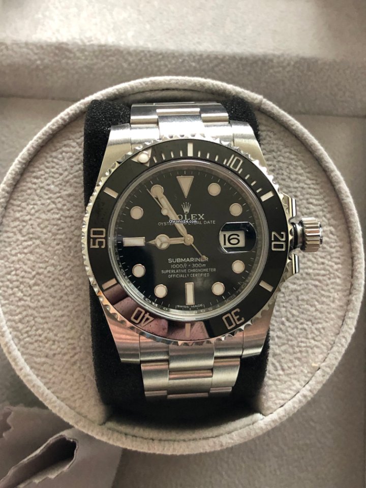 Rolex Submariner Date Mens watch Unisex Steel Automatic 16610LN 7