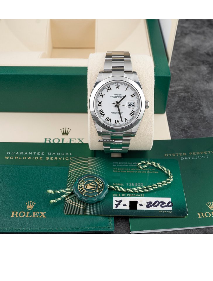Rolex Datejust 41 Mens watch Unisex Steel Automatic 126300-0015 7